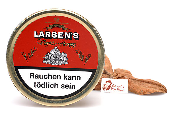 W.. Larsen Larsens Virginia Flowers Pipe tobacco 100g Tin